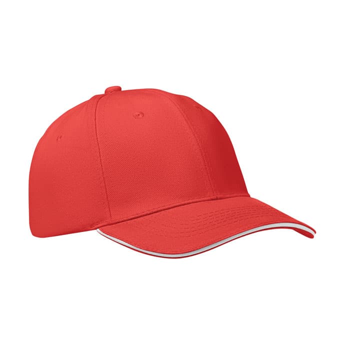 Casquette 6 panneaux 260 gr/m 10